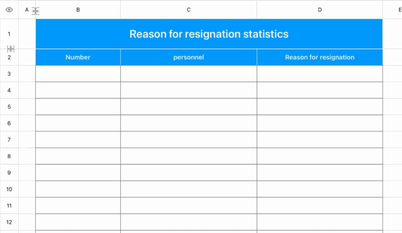 Reason for leaving statistics 1